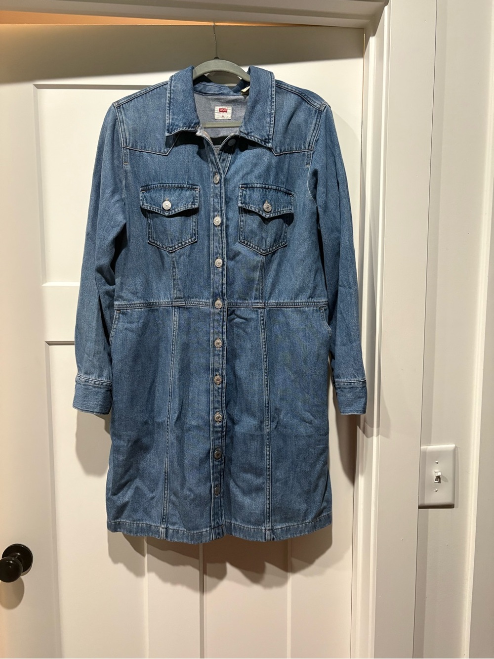 Levi’s Denim Shirt Dress Jacket - Blue